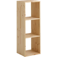 Etagère bois massif 3 cases Elio