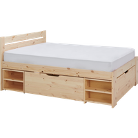 Lit rangement bois massif Tara