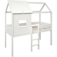 Lit cabane avec rangements en option Teddy
