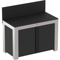 Meuble de Cuisine pour Plancha 120 x 60 cm Félix en Inox