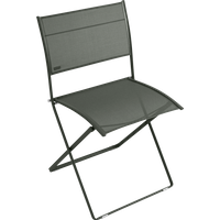 Lot de 2 Chaises Pliantes Plein Air en Acier