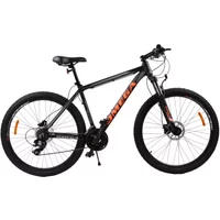Bicicletta Mountain Bike Omega Duke 27.5", telaio 49 cm, freni a disco idraulici, nero/arancione