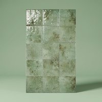 Azulejo Suelo/Pared Capri Verde Brillo 15 x 15 cm | Apto para interiores/exteriores