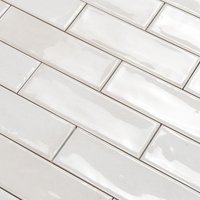 Azulejo Suelo/Pared Brixton Beige Brillo 5 x 15 cm | Apto para interiores/exteriores