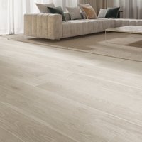 Azulejo Suelo/Pared Luppi Fog Beige Mate con textura 19,5x120 cm | Apto para interiores/exteriores