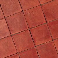 Baldosa de Terracota Chroma Rojo | 10 x 10 cm