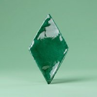 Baldosa de Terracota Vitri Diamond Verde | 8,5 x 14,5 cm