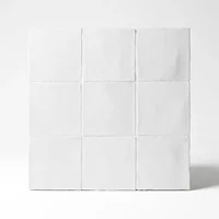 Azulejo Pared Creta-13 Blanco Mate 13x13 cm | Apto para interiores