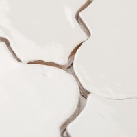Baldosa de Terracota Vitri Arabesque Blanco | 11,5 x 15 cm