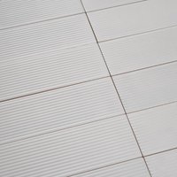 Azulejo Pared Toscana Decor Blanco Mate 7,5 x 30 cm | Apto para interiores