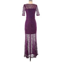 Femme D'armes Casual Dress: Purple Dresses - Used - Size