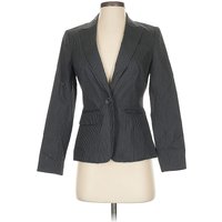 Banana Republic Factory Store Blazer Jacket: Gray Jackets & Outerwear - Size 2 Petite
