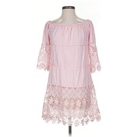 Solitaire Swim Casual Dress: Pink Dresses - Used