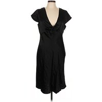 J.Crew Cocktail Dress - Wrap: Black Dresses - Used - Size