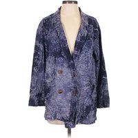 Amadi Blazer Jacket: Purple Tie-dye Pattern Jackets & Outerwear