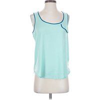 Guess Tank Top Teal Halter Neckline Tops - Used