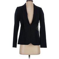 Calvin Klein Blazer Jacket: Black Jackets & Outerwear - Size 2 Petite