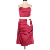 Alfred Angelo Cocktail Dress - Bridesmaid: Red Dresses - New - Size