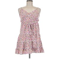 Just Polly Casual Dress: Pink Floral Pattern Dresses - Used