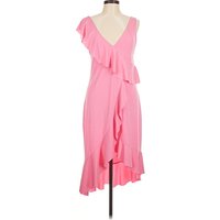 Zara Cocktail Dress - Wrap: Pink Dresses - Used