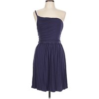 Tart Cocktail Dress - Bridesmaid: Blue Solid Pattern Dresses - Used