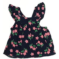 Old Navy Dress: Black Floral Pattern Skirts & Dresses - Used - Size 4Toddler
