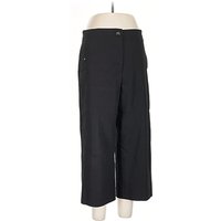 Ann Taylor Dress Pants - Mid/Reg Rise: Black Bottoms - Size 12 Petite