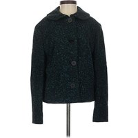 Coat: Teal Tweed Pattern Jackets & Outerwear