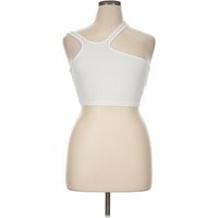 Tank Top Ivory One Shoulder Neckline Tops - Used - Size