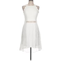 BCX Cocktail Dress - Party: White Dresses - Used - Size