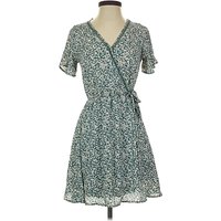 Sienna Sky Casual Dress - Wrap: Teal Dresses - Used - Size X