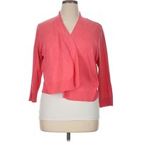 Simply Emma Cardigan Sweater: Pink Sweaters & Sweatshirts - Size 1X