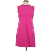 J.Crew Factory Store Casual Dress - Shift: Pink Dresses - Used - Size 10 Petite