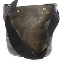 MARNI Leather Bucket Bag: Green Bags