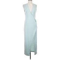 Open Edit Cocktail Dress - Wrap: Teal Dresses - Used