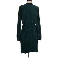 Nine West Cocktail Dress - Wrap: Teal Dresses - Used