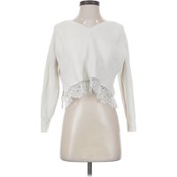 Lulus Cardigan Sweater: White Sweaters & Sweatshirts - Size X