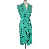 Requirements Casual Dress - Wrap: Teal Dresses - Used - Size X