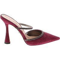 Sam Edelman Mule/Clog: Burgundy Color Block Pattern Shoes