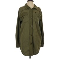 Maurices Coat: Green Jackets & Outerwear - Size X