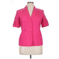Talbots Blazer Jacket: Pink Jackets & Outerwear - Size