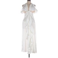 Rose Velvet Cocktail Dress: White Dresses - Used