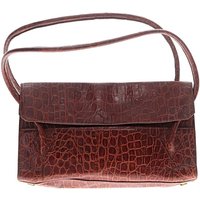 St. John Shoulder Bag: Burgundy Animal Print Pattern Bags