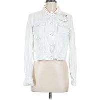 Paige Denim Jacket: White Jackets & Outerwear