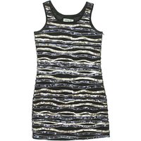 Elisa B. Dress - Shift: Silver Graphic Pattern Skirts & Dresses - Used - Size