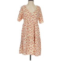 Old Navy Casual Dress - Wrap: Ivory Floral Pattern Dresses - Used