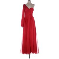 Mac Duggal Cocktail Dress - Bridesmaid: Red Dresses - New - Size