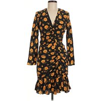 Veronica Beard Cocktail Dress - Wrap: Orange Dresses - Used - Size