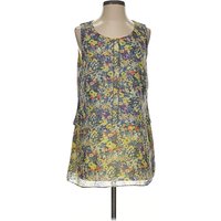 CAbi Sleeveless Blouse: Yellow Tops