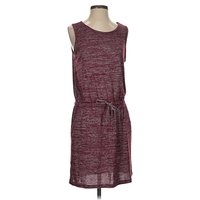 Lou & Grey Casual Dress - Shift: Burgundy Dresses - Used